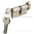 Euro profile brass cylinder 5-pin mortise door lock mechanisms/good-quality security/key/thumb turn